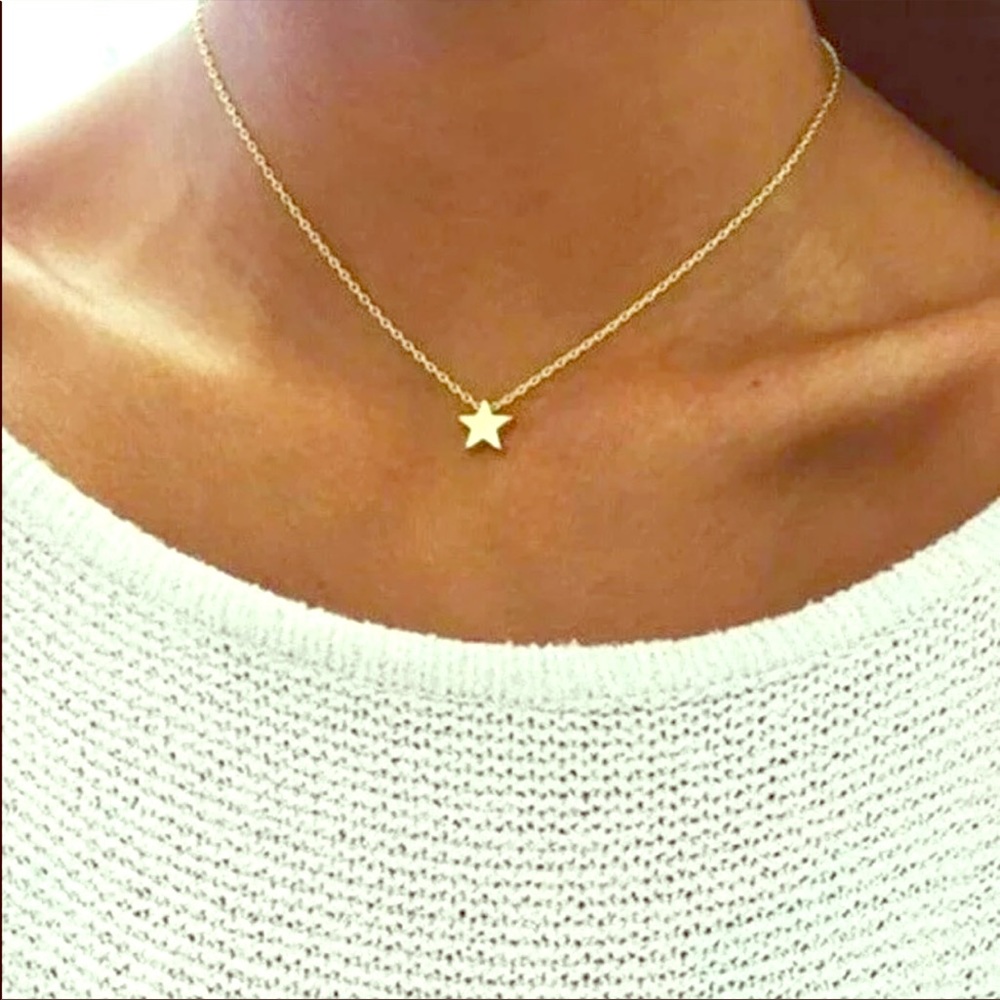 Gold Star Necklace